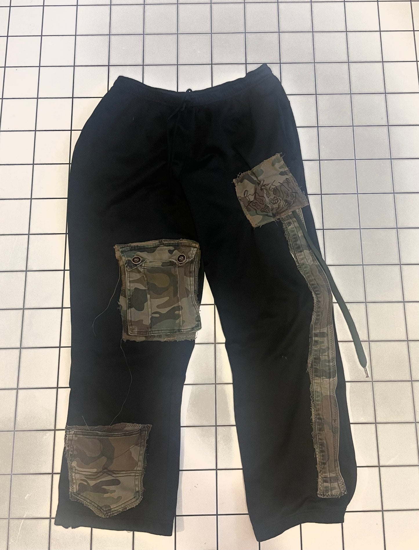 Black Camo Sweatpants