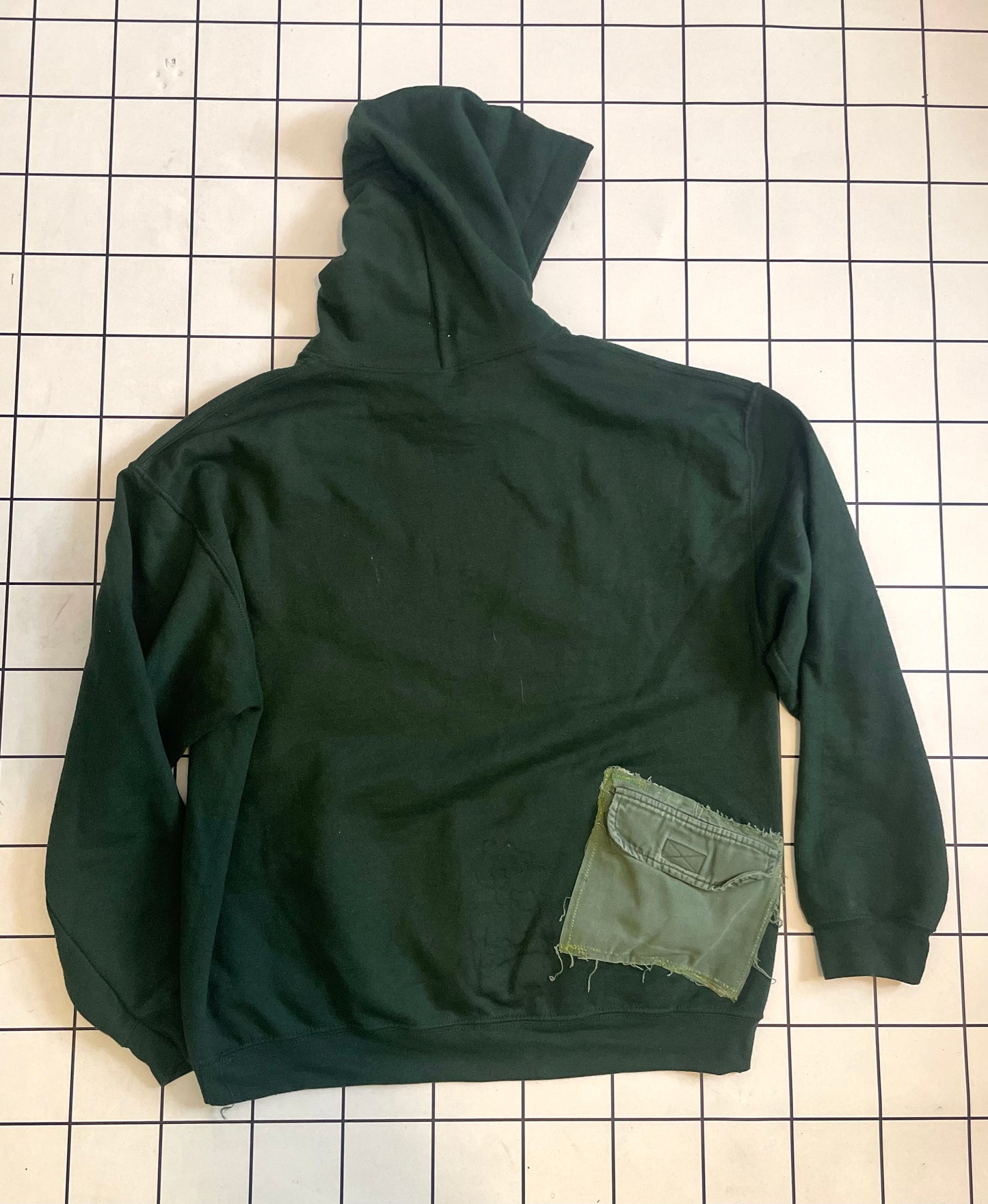 Dark Green Star Hoodie