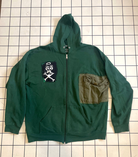 Green Cargo Hoodie