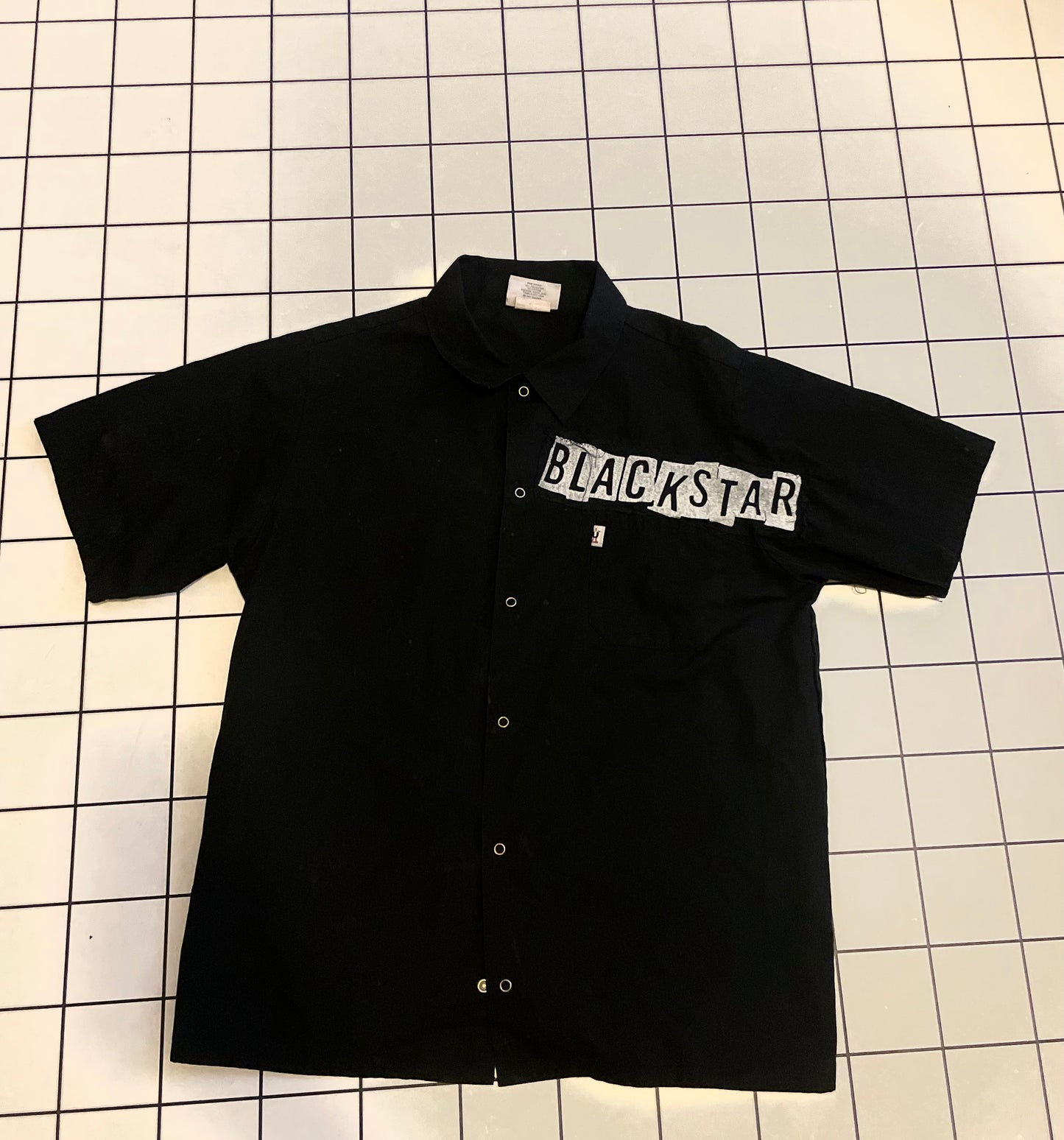 Black BlackStar Button Up