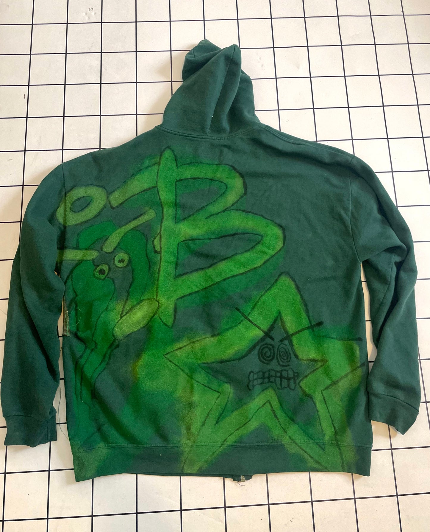 Green Cargo Hoodie